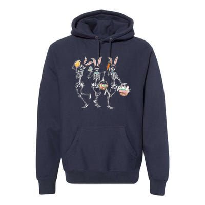 Easter Dancing Skeleton Premium Hoodie