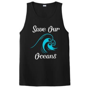 Earth Day Save Our Oceans Ocean Lovers Gift PosiCharge Competitor Tank