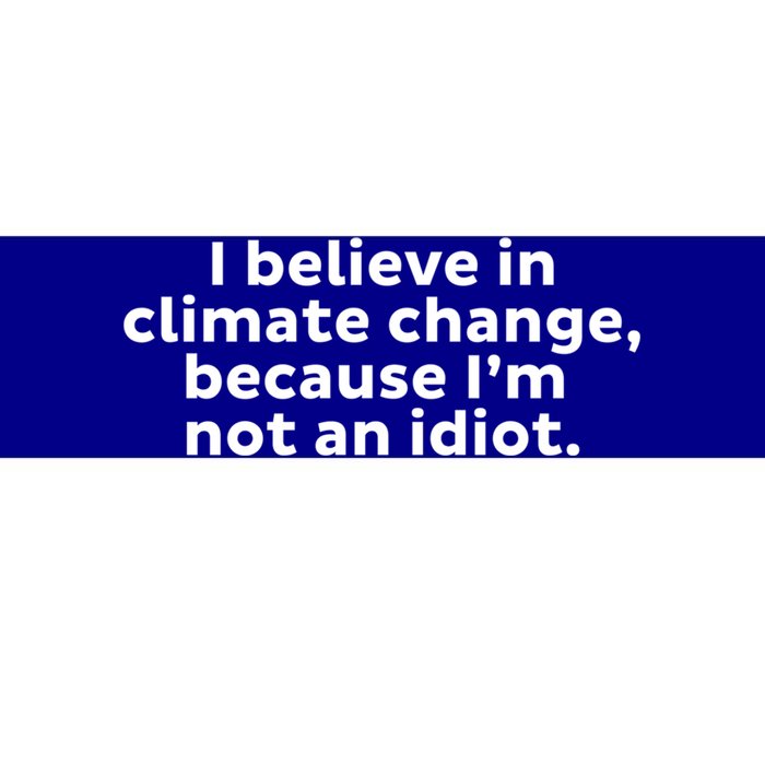 Earth Day Save The Planet I Believe In Climate Change Meaningful Gift Bumper Sticker