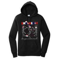 Emergency Department Skeleton Dancing Er Nurse Women's Pullover Hoodie