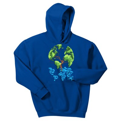 Earth Day Save Our Planet Environt Protection Funny Gift Kids Hoodie