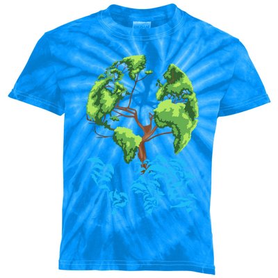 Earth Day Save Our Planet Environt Protection Funny Gift Kids Tie-Dye T-Shirt