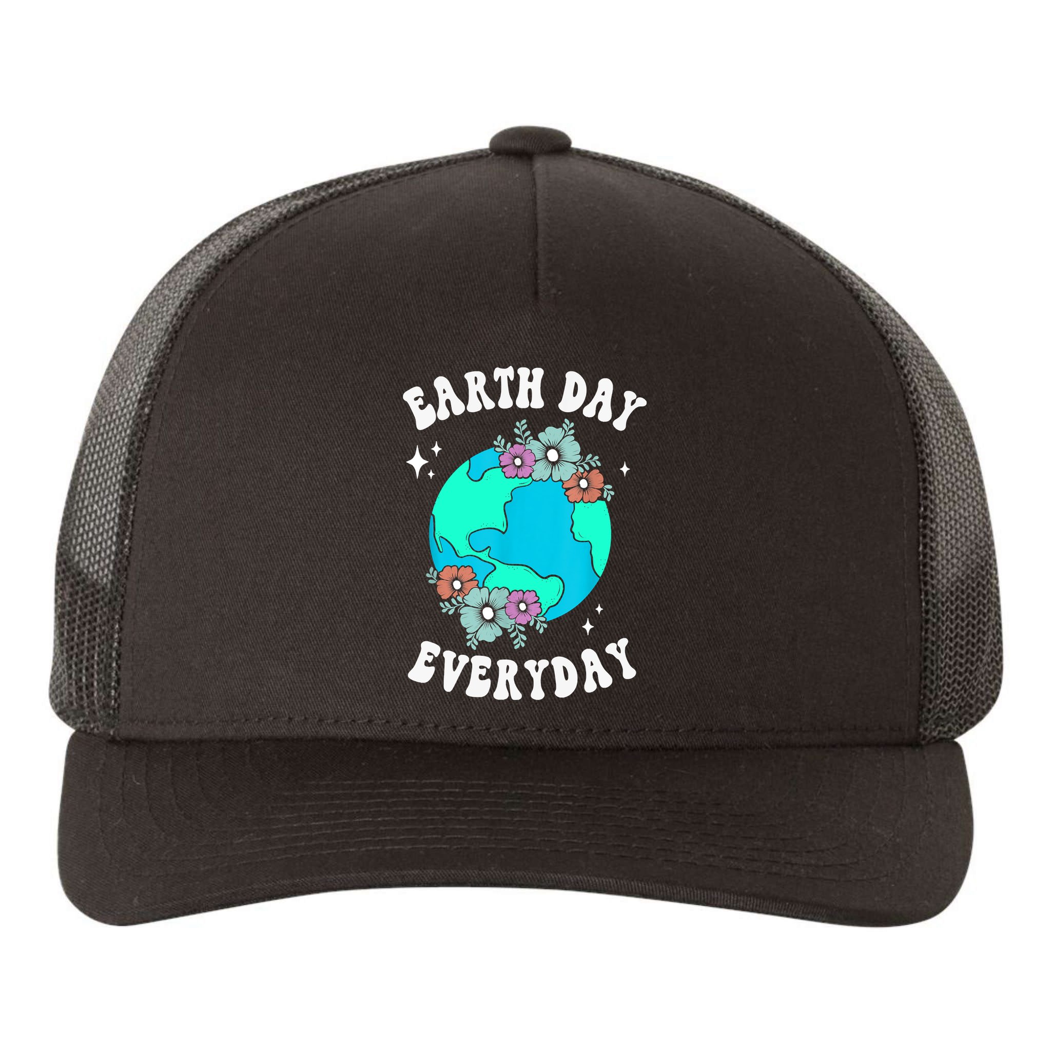 Earth Day Save Our Home Plant More Trees Go Planet Yupoong Adult 5-Panel Trucker Hat