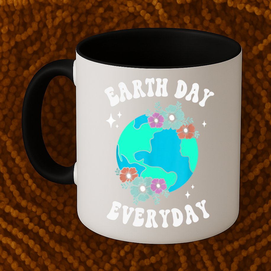Earth Day Save Our Home Plant More Trees Go Planet Mug