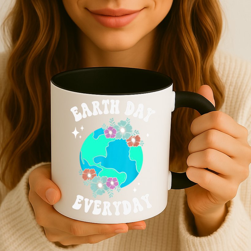 Earth Day Save Our Home Plant More Trees Go Planet Mug