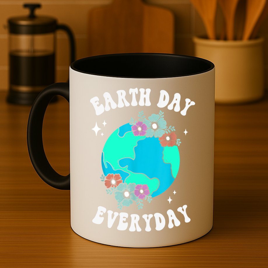 Earth Day Save Our Home Plant More Trees Go Planet Mug