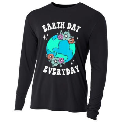 Earth Day Save Our Home Plant More Trees Go Planet Cooling Performance Long Sleeve Crew