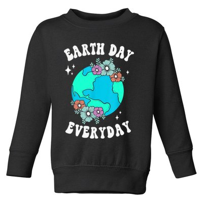 Earth Day Save Our Home Plant More Trees Go Planet Toddler Sweatshirt