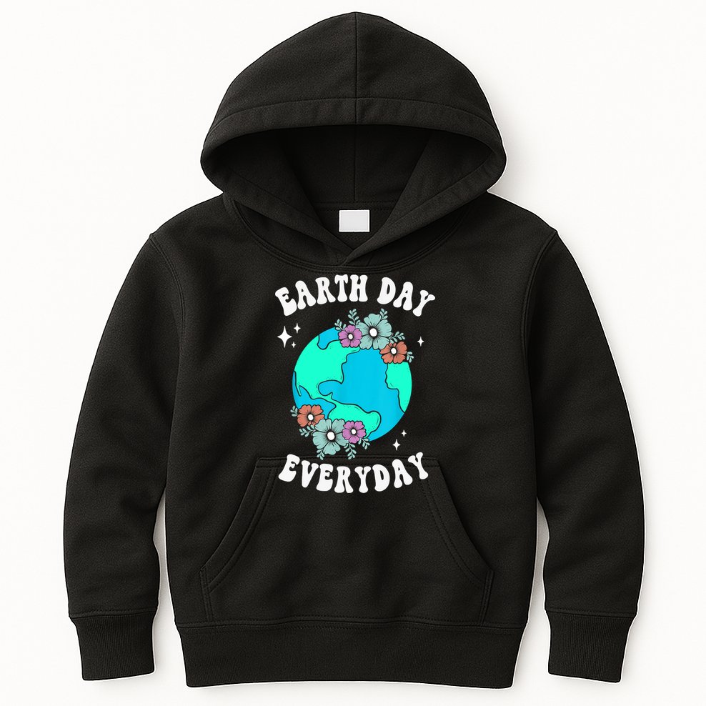 Earth Day Save Our Home Plant More Trees Go Planet Kids Hoodie