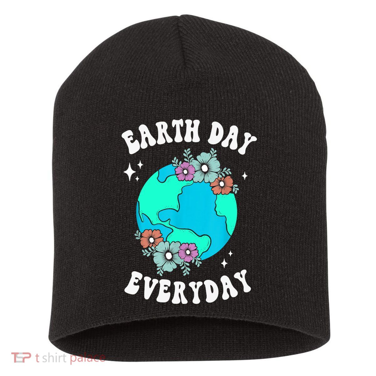 Earth Day Save Our Home Plant More Trees Go Planet Short Acrylic Beanie