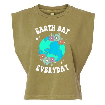Earth Day Save Our Home Plant More Trees Go Planet Garment-Dyed Women's Muscle Tee
