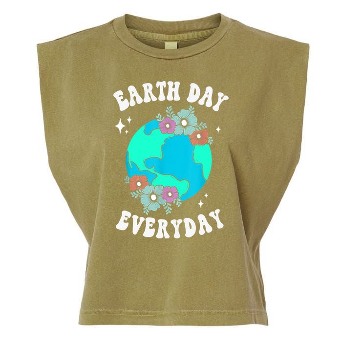 Earth Day Save Our Home Plant More Trees Go Planet Garment-Dyed Women's Muscle Tee