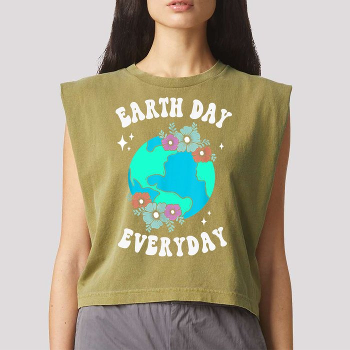 Earth Day Save Our Home Plant More Trees Go Planet Garment-Dyed Women's Muscle Tee