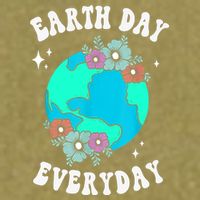 Earth Day Save Our Home Plant More Trees Go Planet Garment-Dyed Women's Muscle Tee