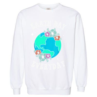 Earth Day Save Our Home Plant More Trees Go Planet Garment-Dyed Sweatshirt