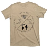 Earth Day Save The Bees Plant More Trees Clean The Seas Gift T-Shirt