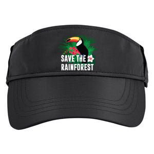 Earth Day Save The Rainforest Adult Drive Performance Visor