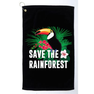 Earth Day Save The Rainforest Platinum Collection Golf Towel