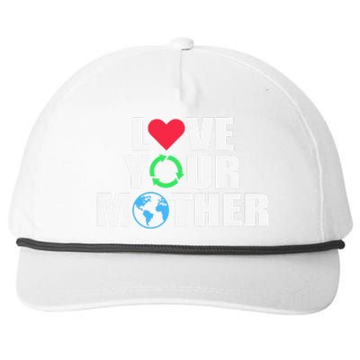 Earth Day Save The Planet Mother Earth Love Long Sleeve Snapback Five-Panel Rope Hat