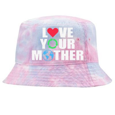 Earth Day Save The Planet Mother Earth Love Long Sleeve Tie-Dyed Bucket Hat