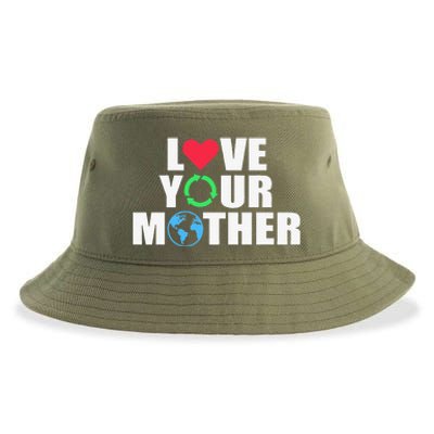 Earth Day Save The Planet Mother Earth Love Long Sleeve Sustainable Bucket Hat