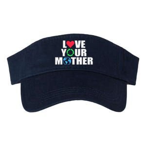 Earth Day Save The Planet Mother Earth Love Long Sleeve Valucap Bio-Washed Visor