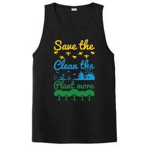 Earth Day Save The Bees Clean The Seas Plant More Trees Gift PosiCharge Competitor Tank