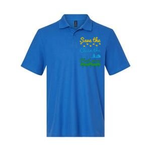 Earth Day Save The Bees Clean The Seas Plant More Trees Gift Softstyle Adult Sport Polo