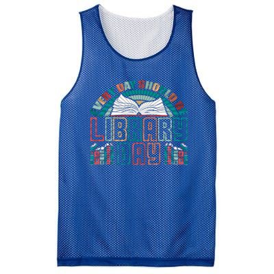 Every Day Should Be Library Day Books Colorful Gift Mesh Reversible Basketball Jersey Tank