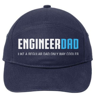 Engineer Dad Shirts Funny Cute Fathers Day Gift 7-Panel Snapback Hat