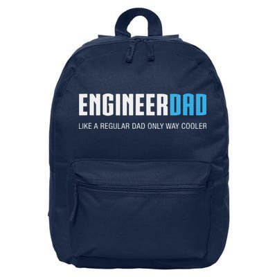 Engineer Dad Shirts Funny Cute Fathers Day Gift 16 in Basic Backpack