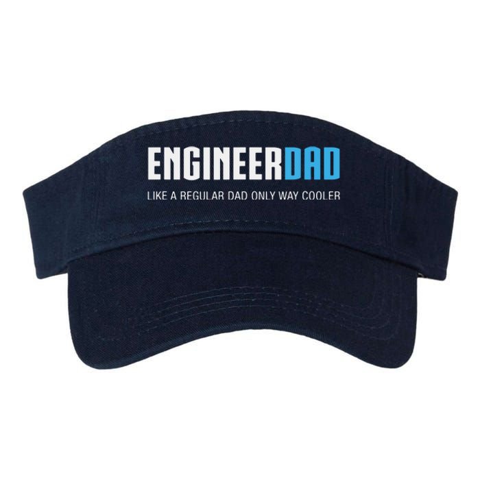 Engineer Dad Shirts Funny Cute Fathers Day Gift Valucap Bio-Washed Visor