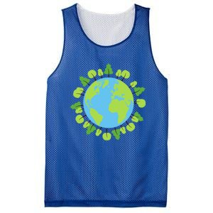 Earth Day Save The Planet Awareness Nature Love Trees Gift Mesh Reversible Basketball Jersey Tank