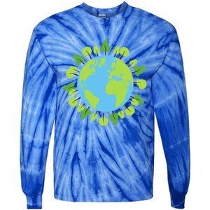 Earth Day Save The Planet Awareness Nature Love Trees Gift Tie-Dye Long Sleeve Shirt