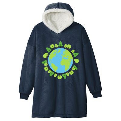 Earth Day Save The Planet Awareness Nature Love Trees Gift Hooded Wearable Blanket