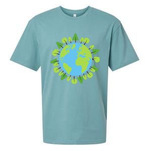 Earth Day Save The Planet Awareness Nature Love Trees Gift Sueded Cloud Jersey T-Shirt