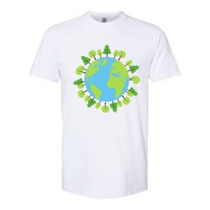 Earth Day Save The Planet Awareness Nature Love Trees Gift Softstyle CVC T-Shirt