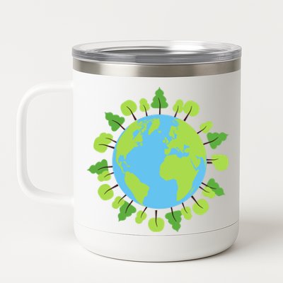 Earth Day Save The Planet Awareness Nature Love Trees Gift 12 oz Stainless Steel Tumbler Cup