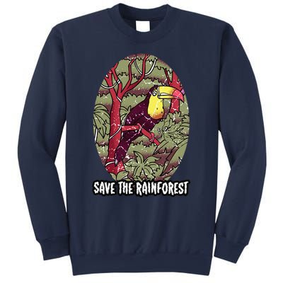 Earth Day Save The Rainforest Jungle Vintage Sweatshirt