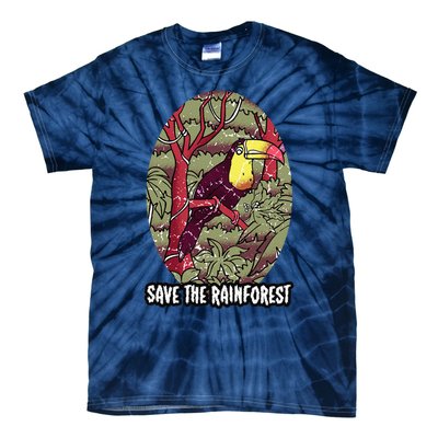 Earth Day Save The Rainforest Jungle Vintage Tie-Dye T-Shirt