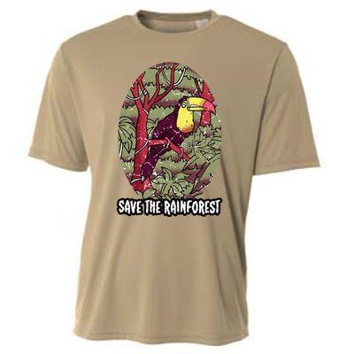 Earth Day Save The Rainforest Jungle Vintage Cooling Performance Crew T-Shirt