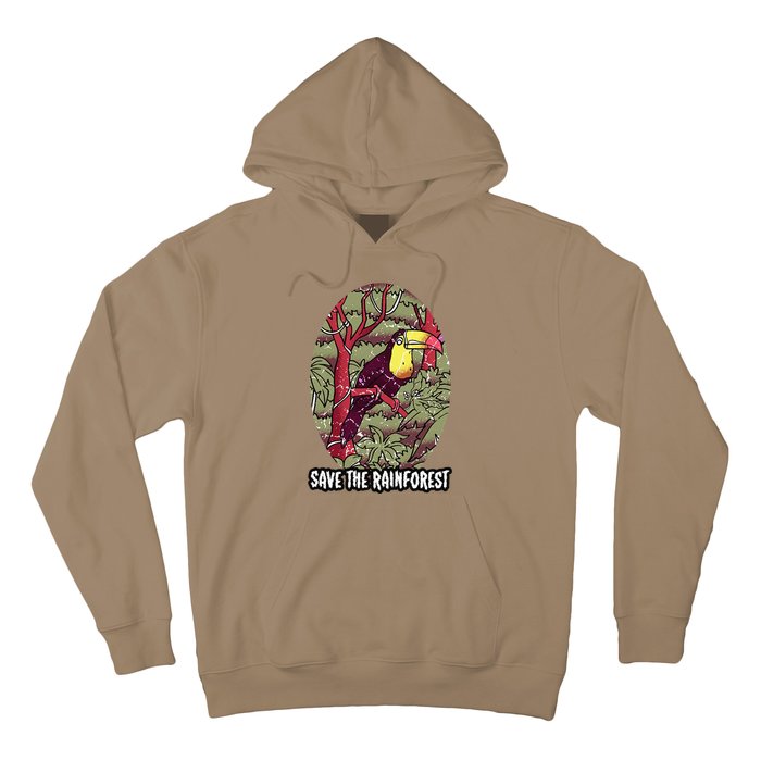 Earth Day Save The Rainforest Jungle Vintage Hoodie