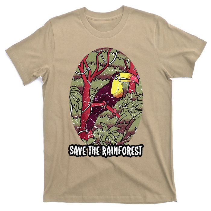 Earth Day Save The Rainforest Jungle Vintage T-Shirt