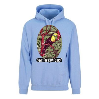 Earth Day Save The Rainforest Jungle Vintage Unisex Surf Hoodie