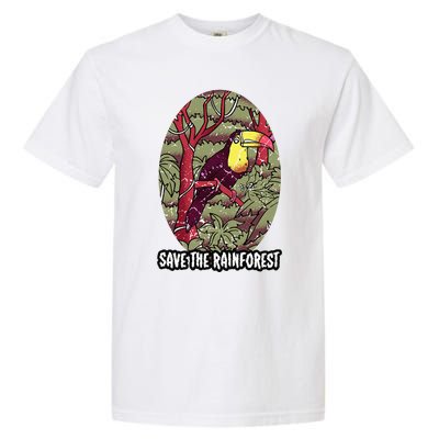 Earth Day Save The Rainforest Jungle Vintage Garment-Dyed Heavyweight T-Shirt