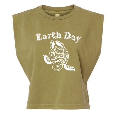 Earth Day Sea Turtle Animal Nature Conservation Activist Gift Garment-Dyed Women's Muscle Tee