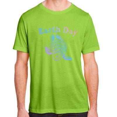 Earth Day Sea Turtle Animal Nature Conservation Activist Cool Gift Adult ChromaSoft Performance T-Shirt