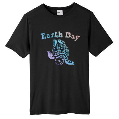 Earth Day Sea Turtle Animal Nature Conservation Activist Cool Gift Tall Fusion ChromaSoft Performance T-Shirt