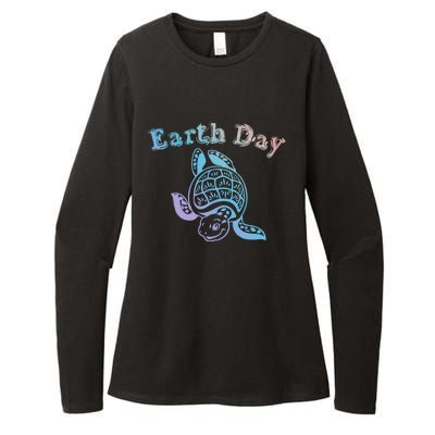 Earth Day Sea Turtle Animal Nature Conservation Activist Cool Gift Womens CVC Long Sleeve Shirt