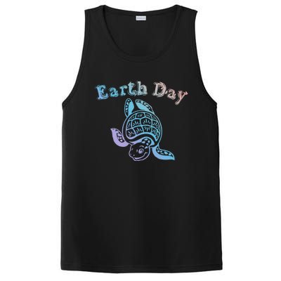 Earth Day Sea Turtle Animal Nature Conservation Activist Cool Gift PosiCharge Competitor Tank